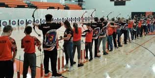 Group archery instruction