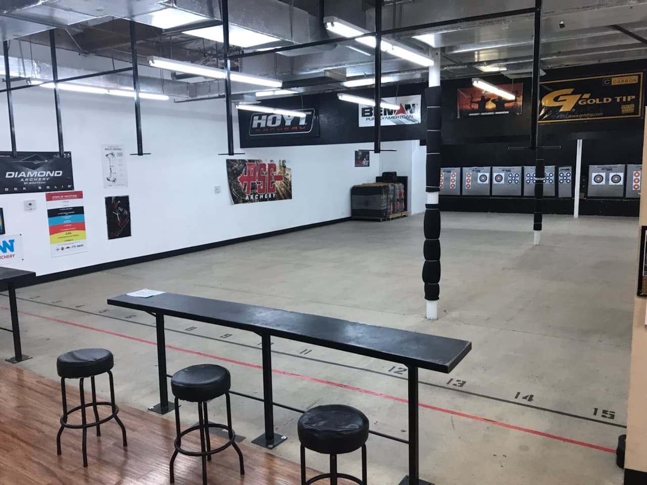 Mesa location indoor archery range
