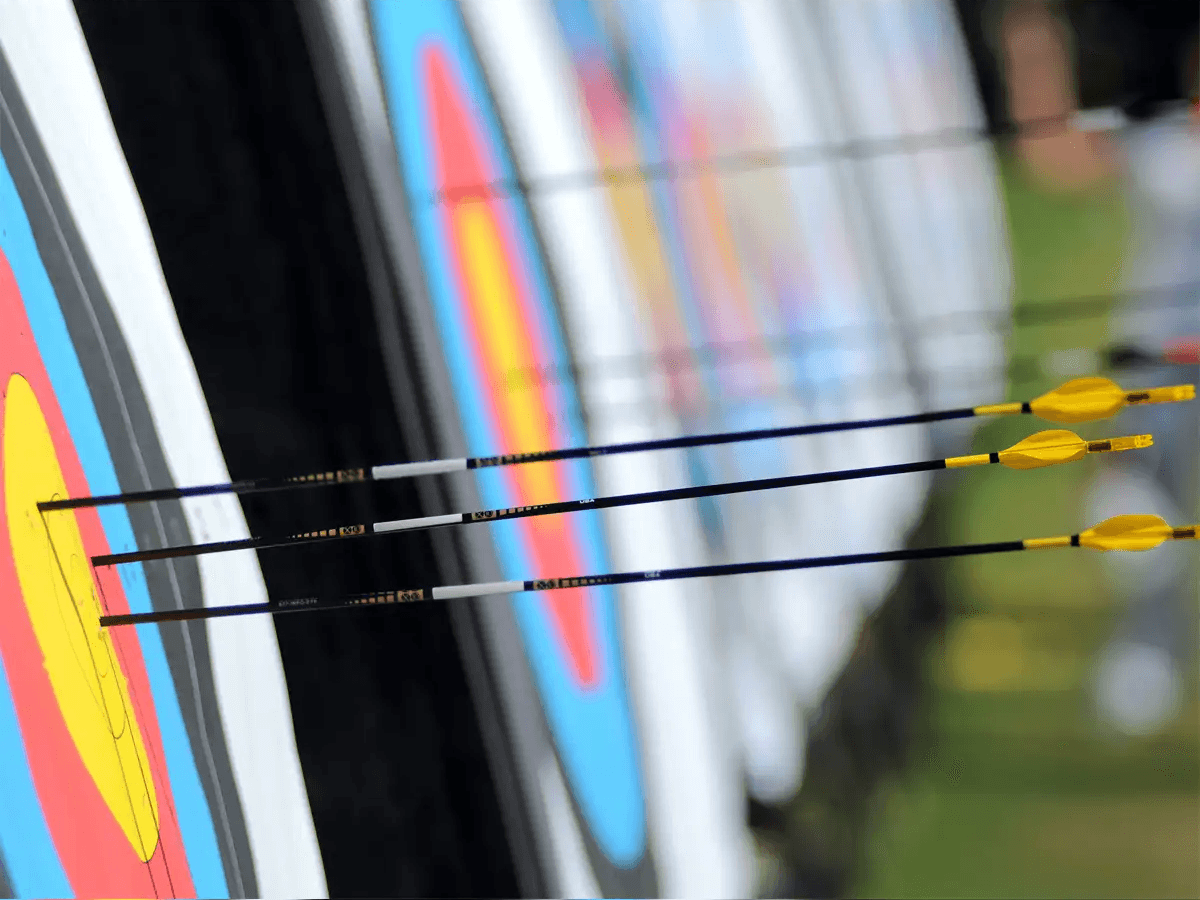 Indoor archery competition targets